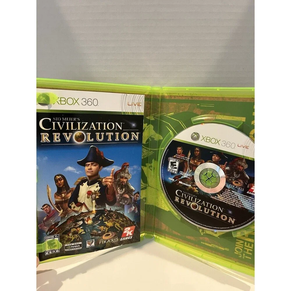 Sid Meier's Civilization Revolution (Microsoft Xbox 360, 2008)